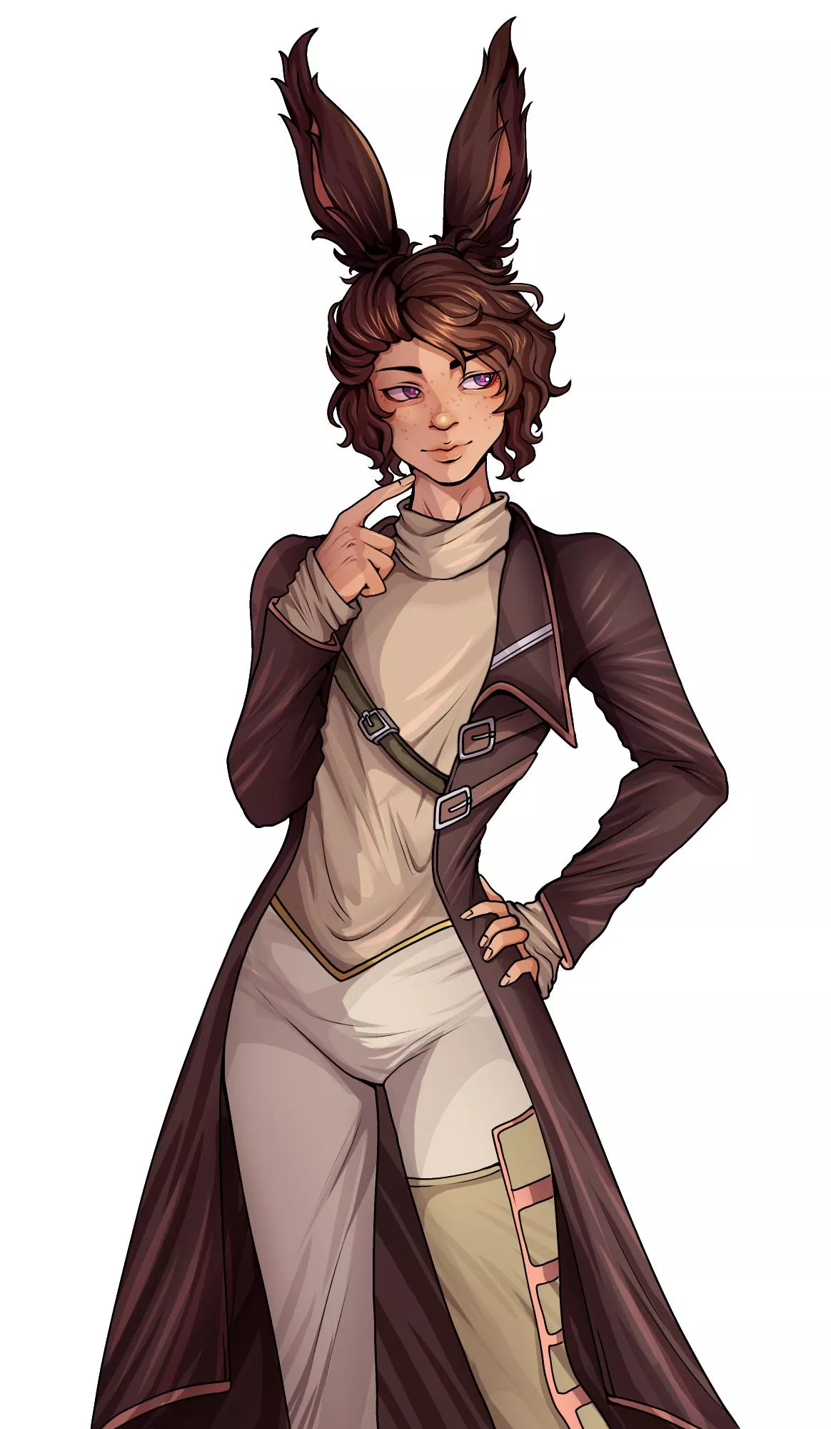 A drawing I did of kelinic oc belongs to kaiserfrideric 💕