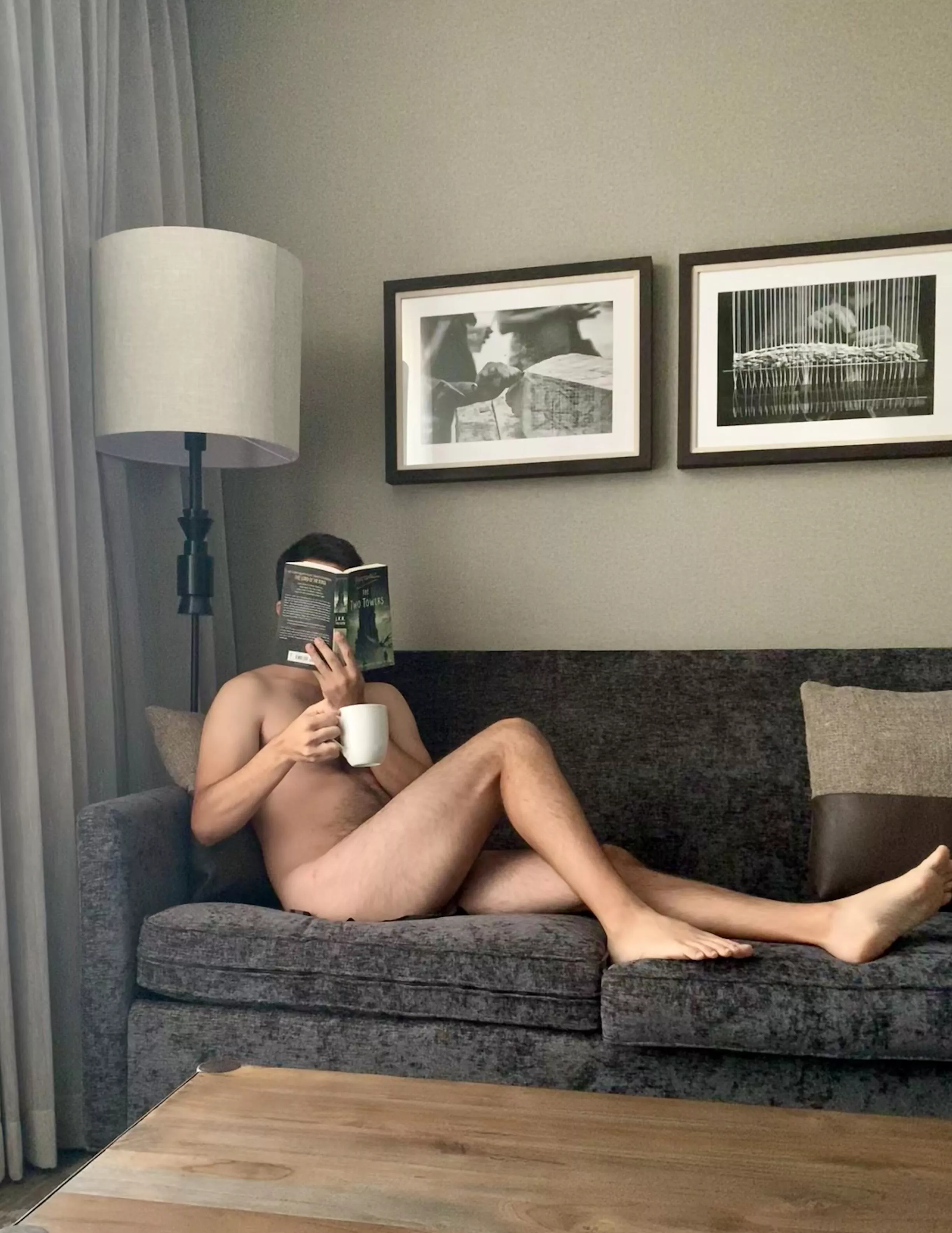 Coffee and a good book. What more could you need?