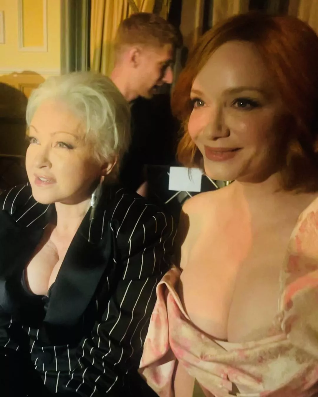 Cyndi Lauper & Christina Hendricks