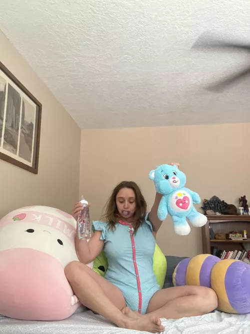 Daddy gets me the best stuffies!