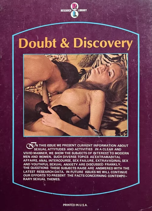 Doubt & Discovery (“Educational” Magazine by Research Library)