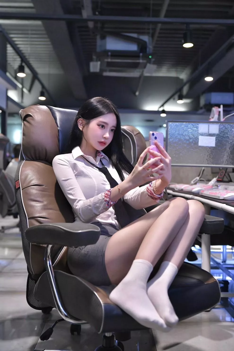 Feeling cute at the office