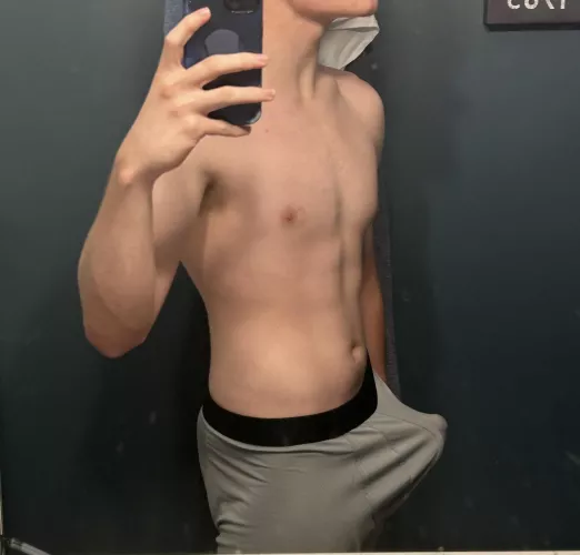 Hard before showering (18)