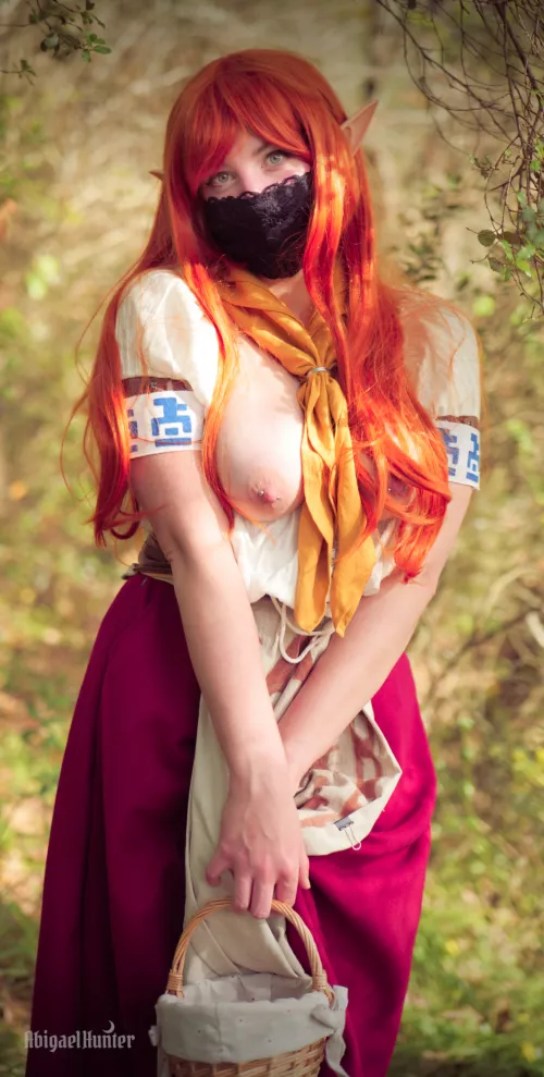 I cosplayed as Malon [f]rom ocarina a while back 