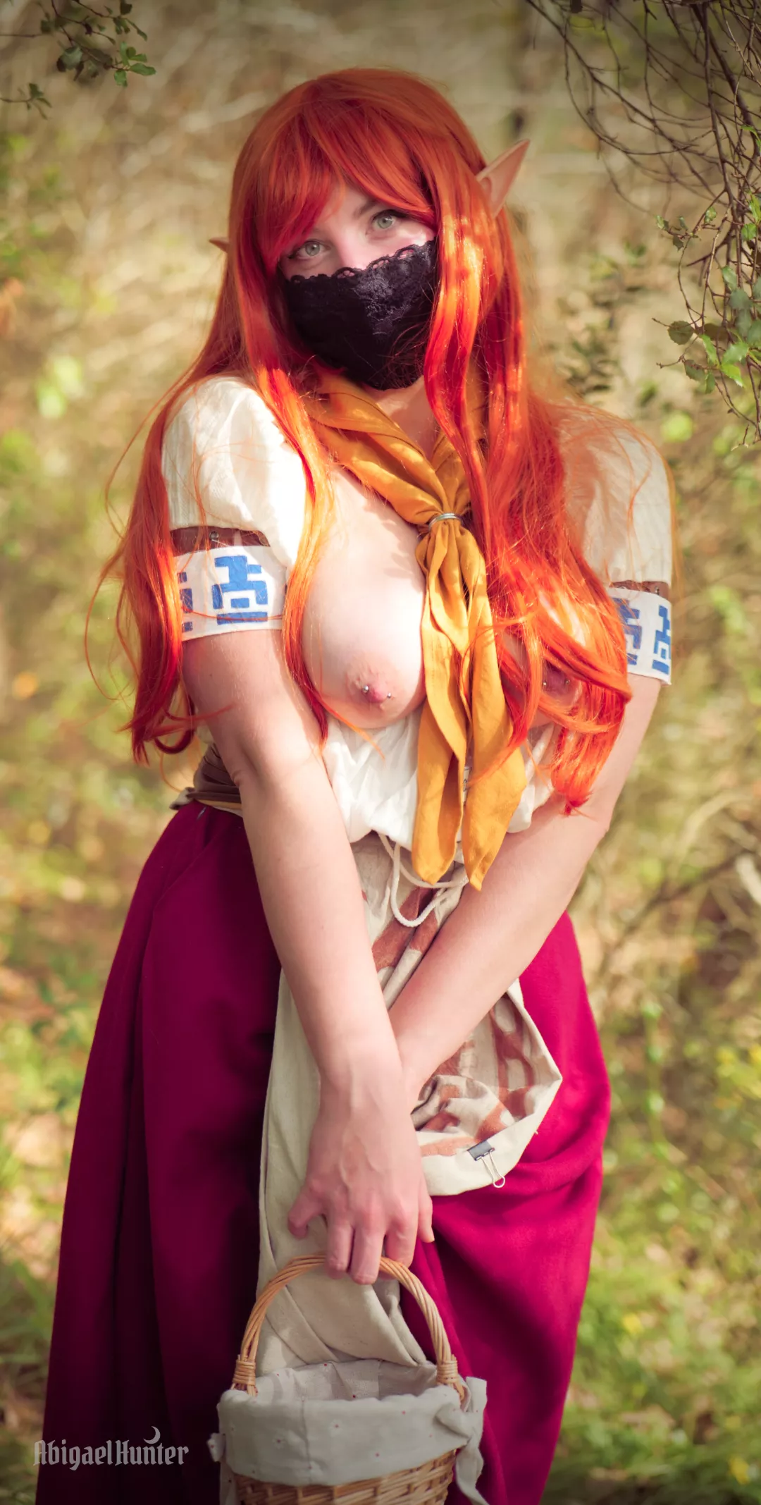 I cosplayed as Malon [f]rom ocarina a while back 