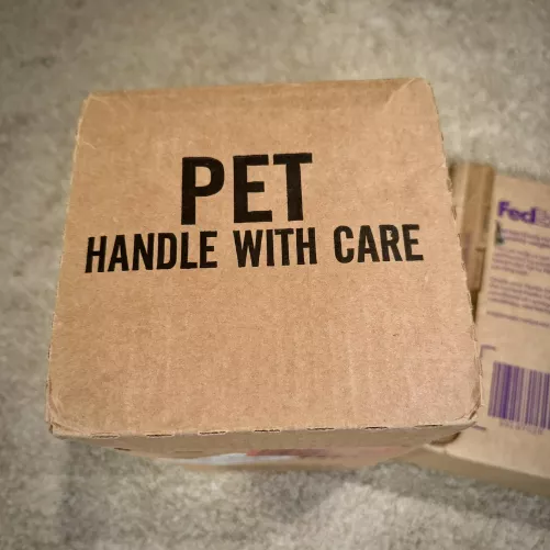 I got a package today with a personal message printed on it.