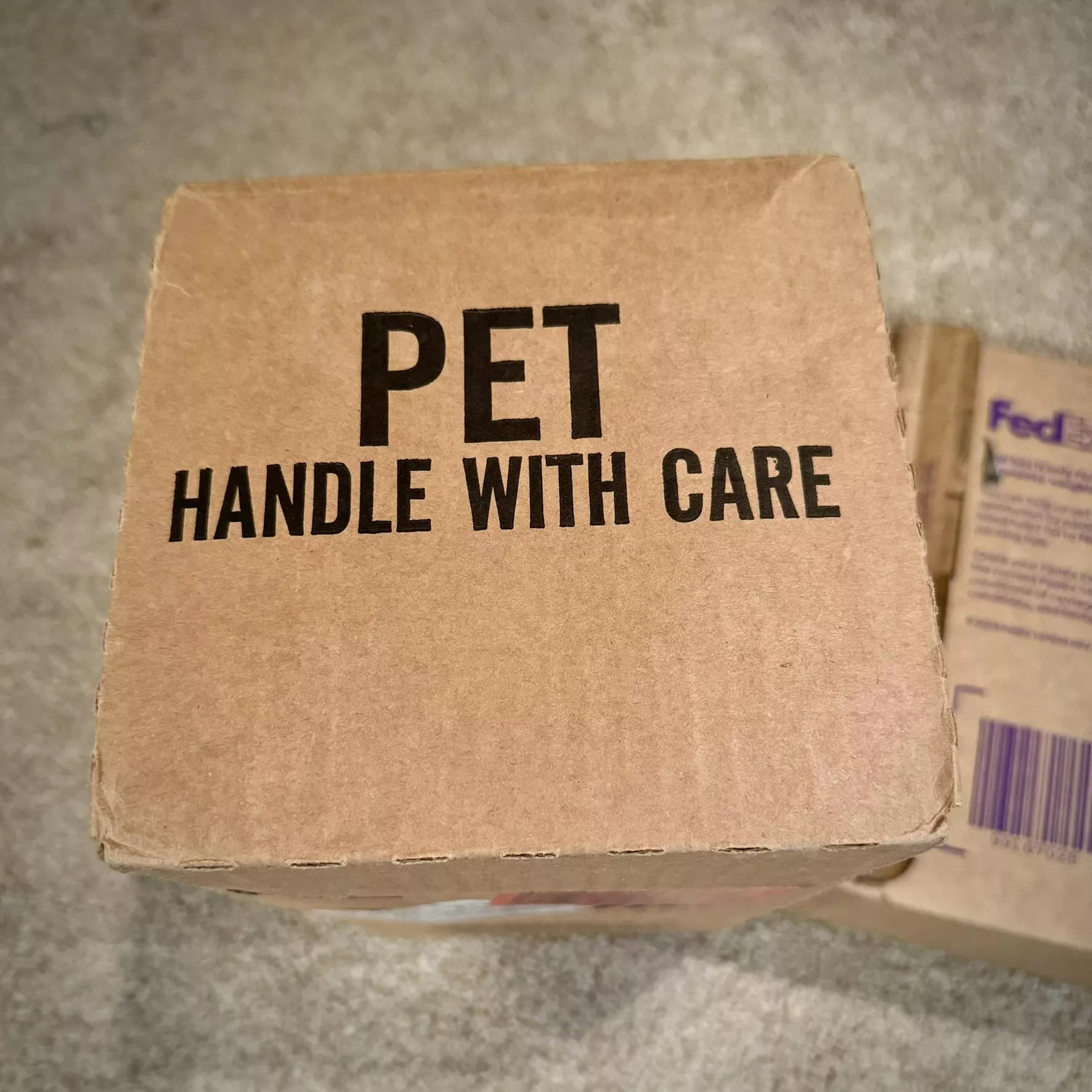 I got a package today with a personal message printed on it.