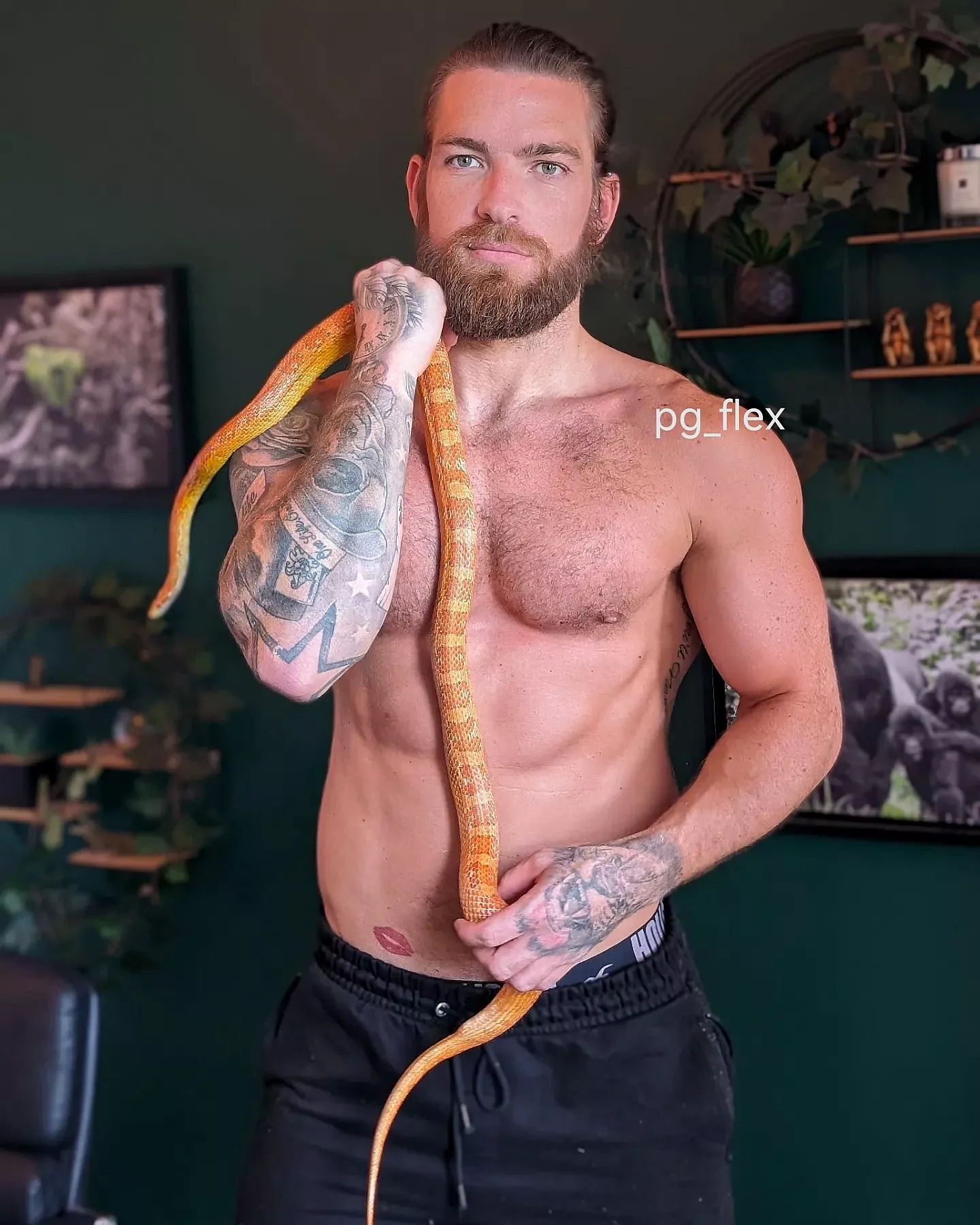 Just me playing with my snake