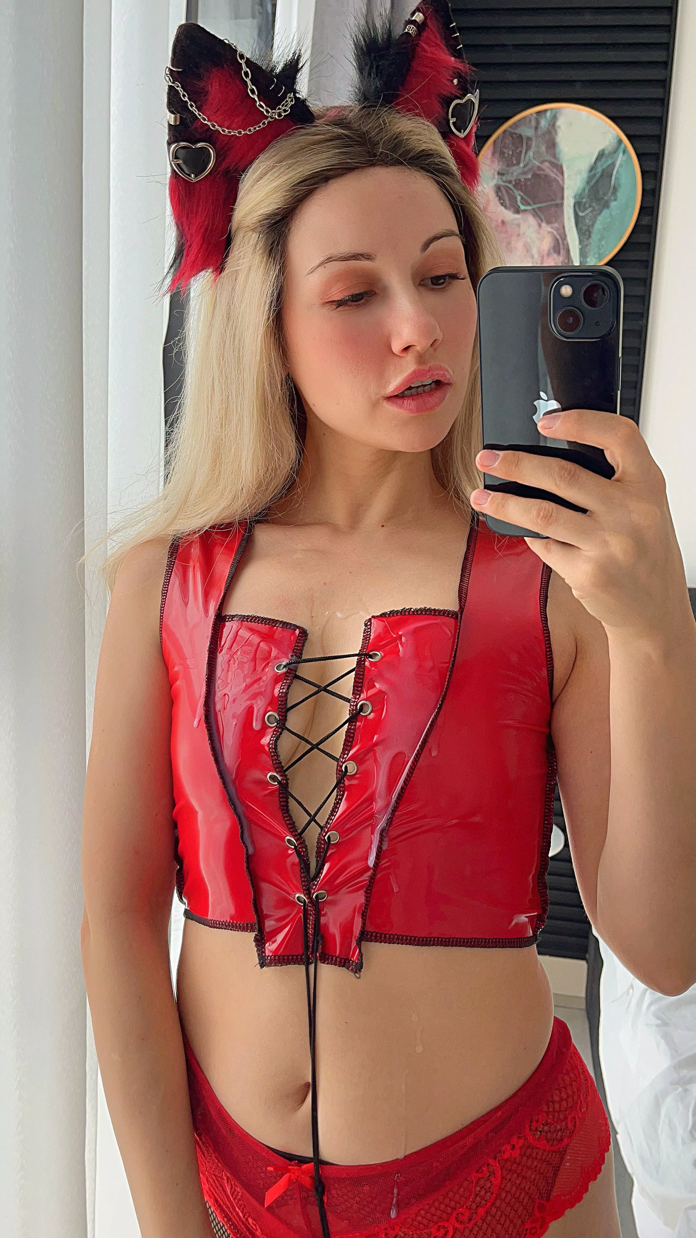 Playful kitty ready for affection