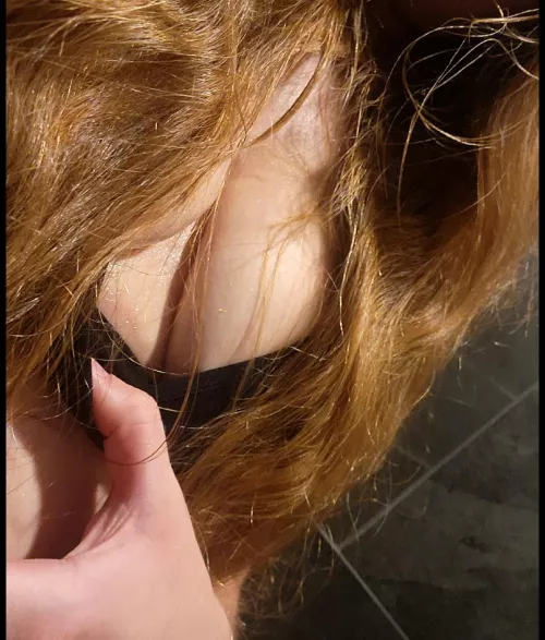 I need your tongue to lick me clean.