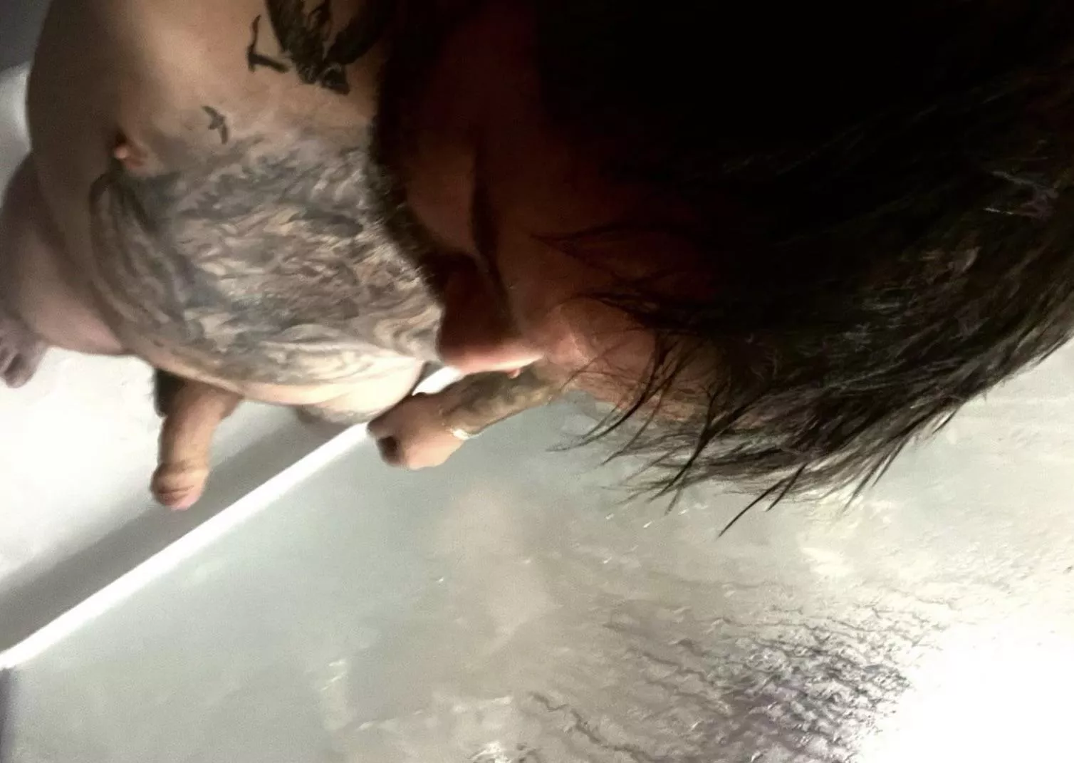 Need my back scrubbed 