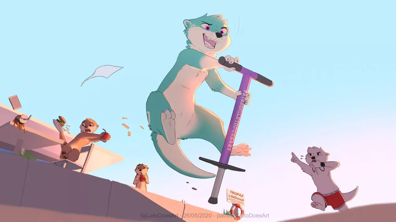 Pogo mischief (art by Leto)