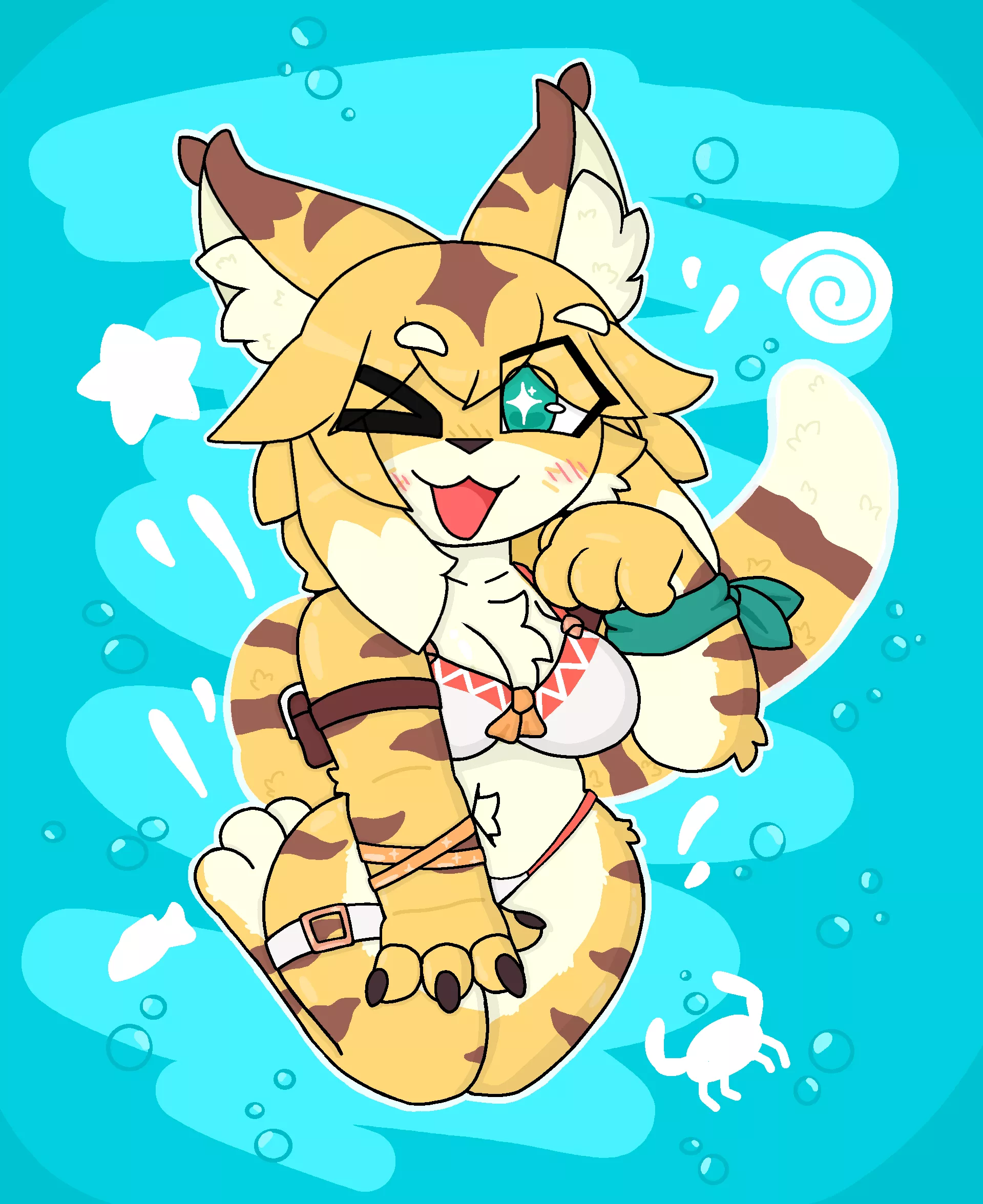 Summer fanart of Mia!