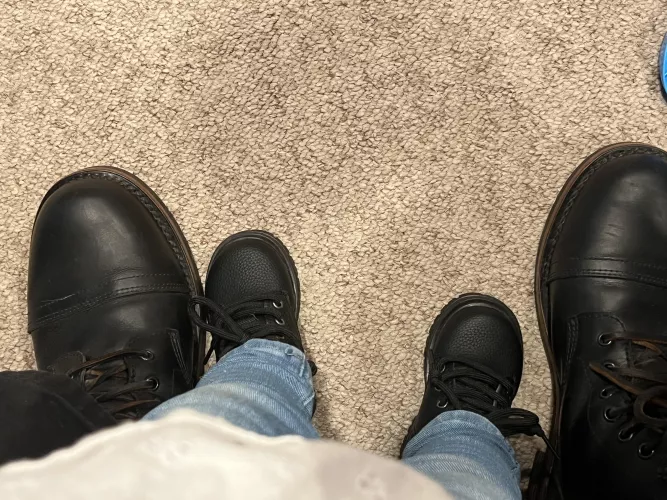 Daddy-Daughter Boot Day!