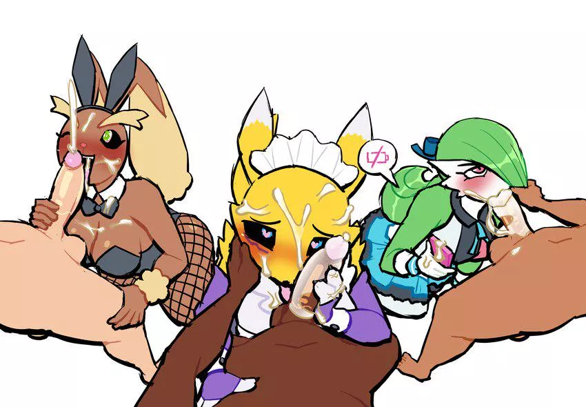 Decorating pokemon with loads of semen! [FFFMMM] (lovetopullmicke)