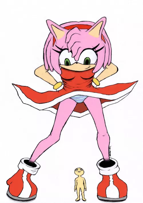 GIANT Amy Rose ~ rushed this one a bit, don't know why. ^^ ~