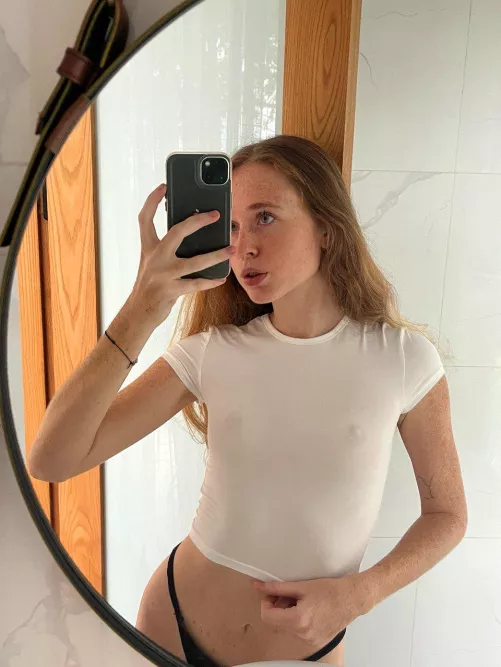 Love how my nipples look in the mirror