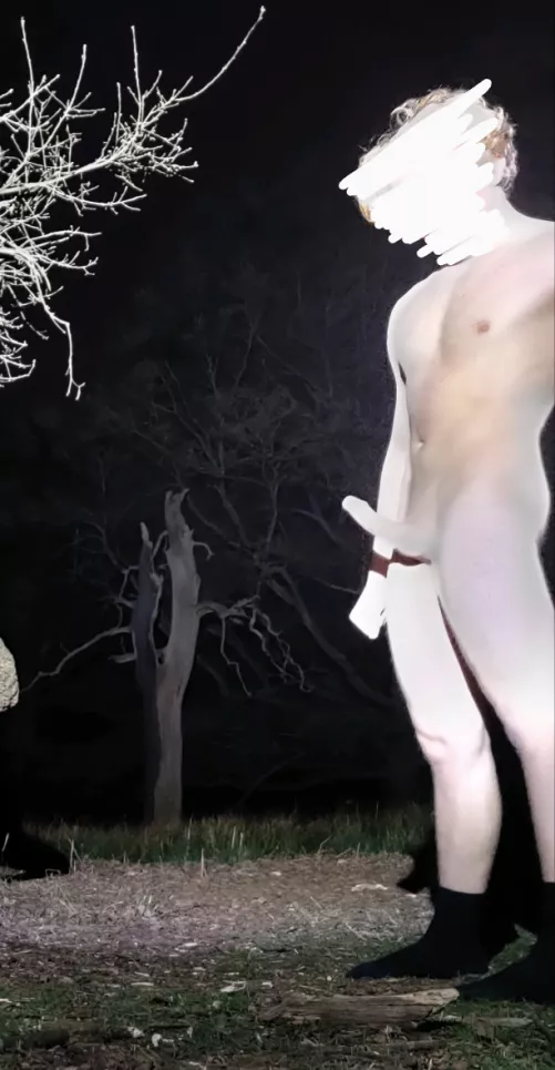 Love stripping off in the forest 