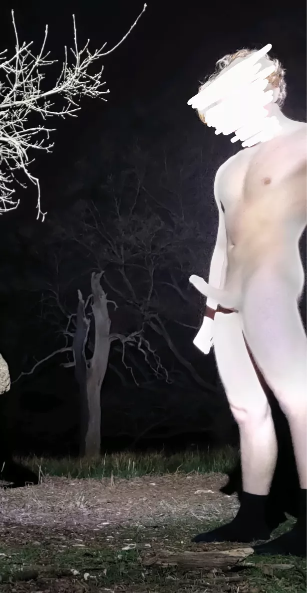 Love stripping off in the forest 