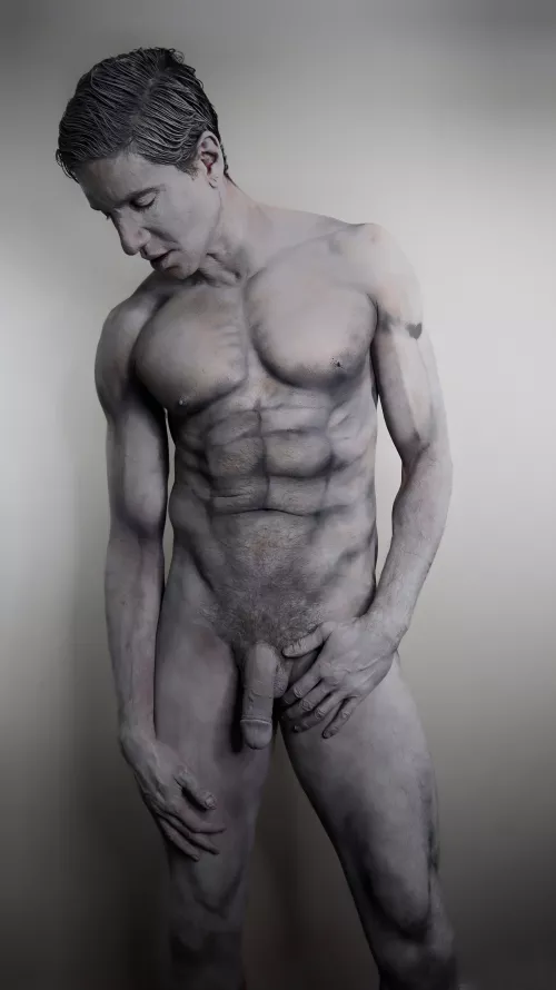 Paint me like a statue. Yes daddy.