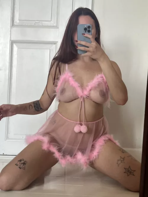 Pink matching set, already one of my favorites 