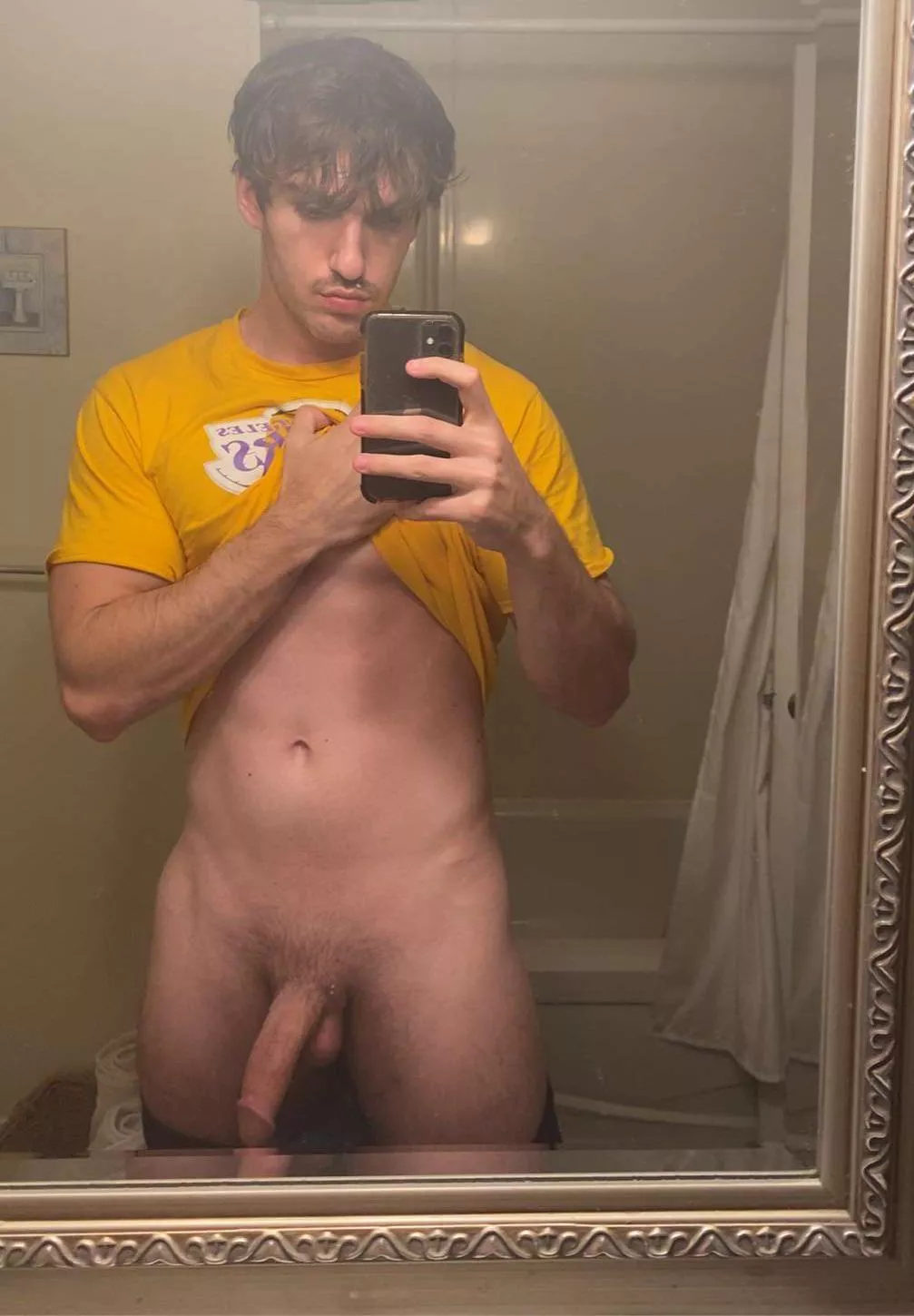 Since I’m wearing my lakers shirt, can I dunk on you? 