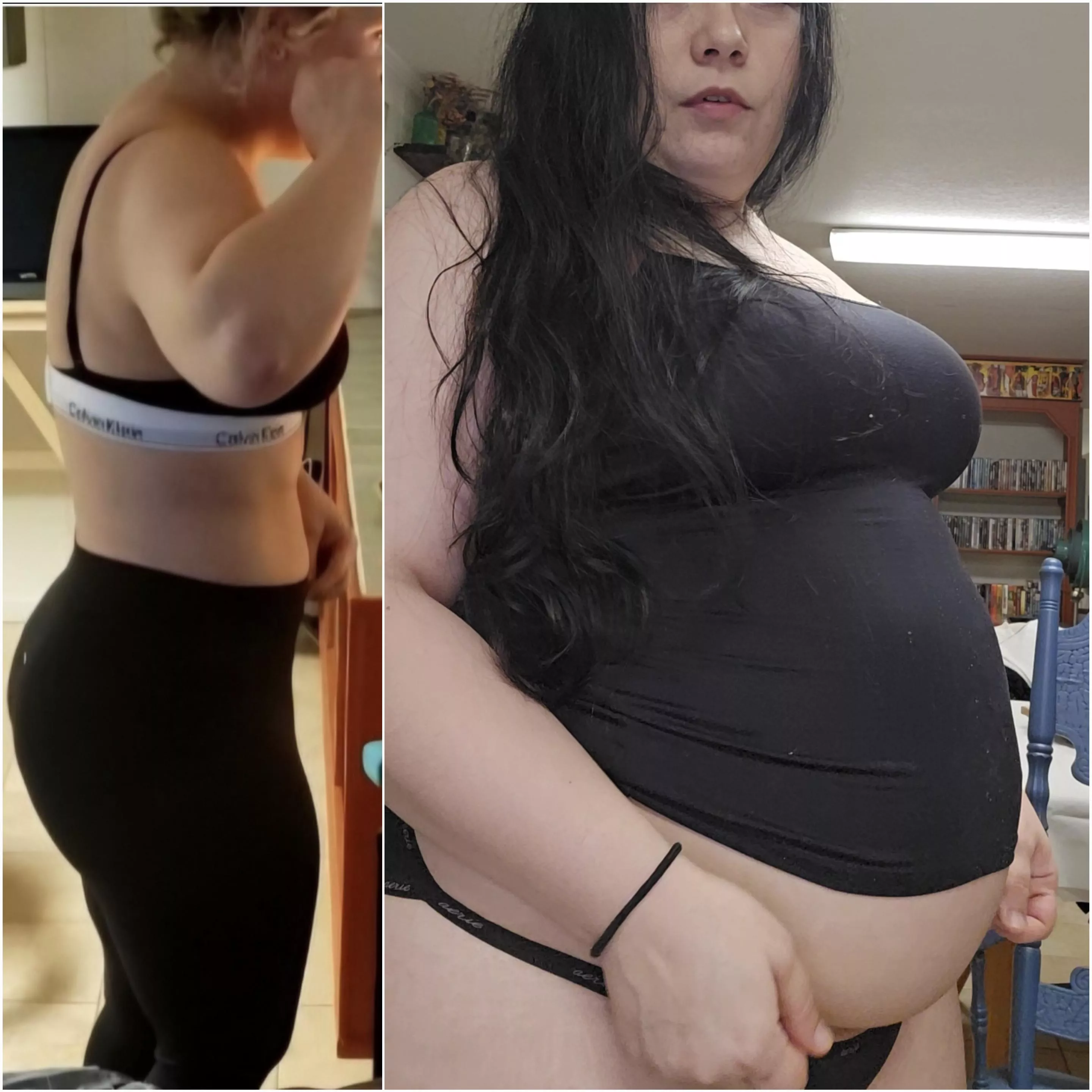 Slim thick to fat chick