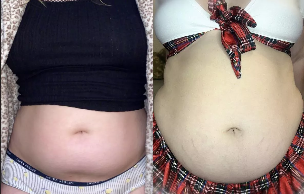 When I thought I was getting fat, to now 🤭🥵