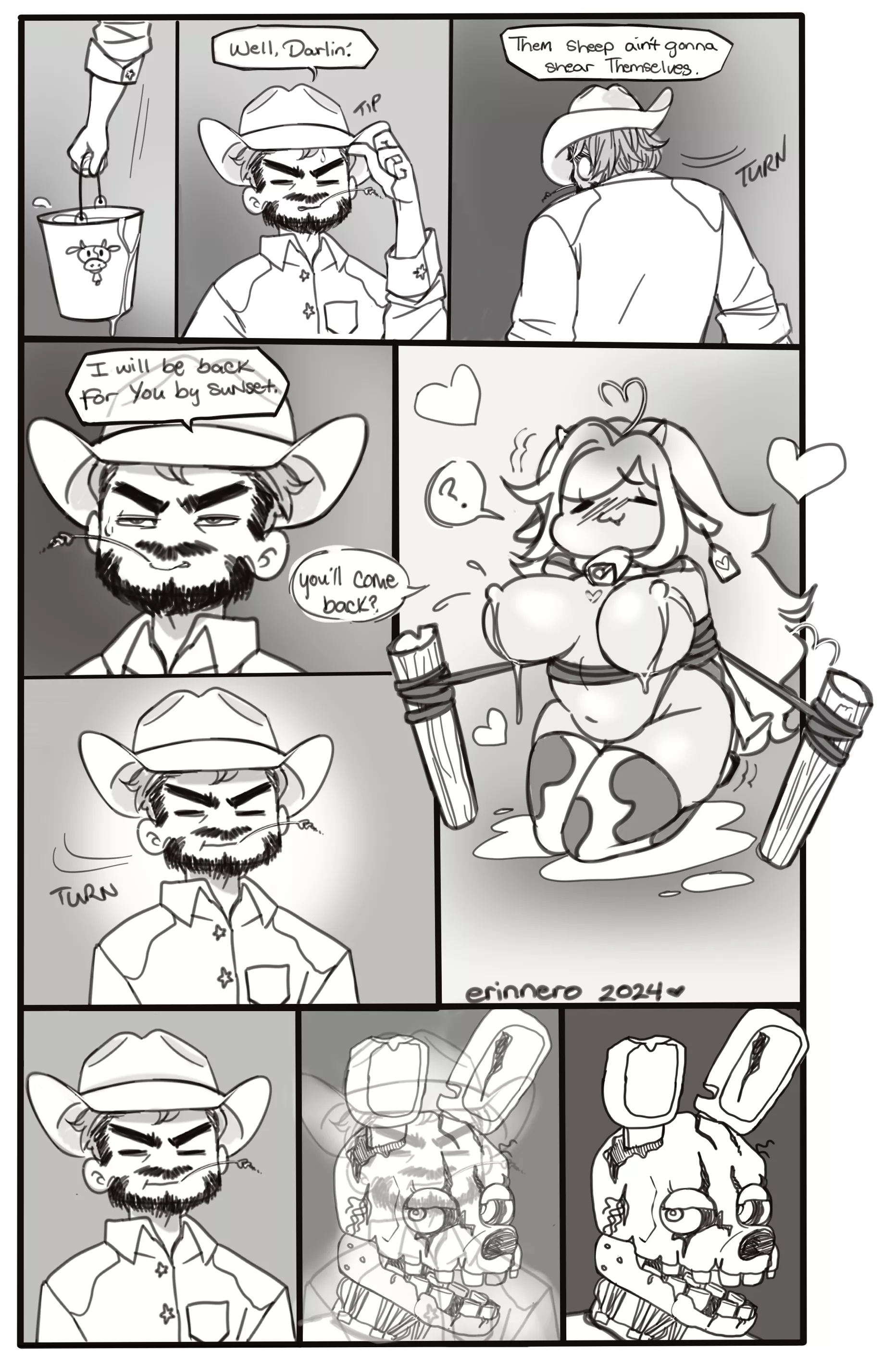 After a milking session 💗 (here's another haha)