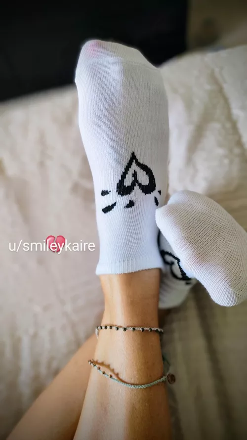Almost ready for my next victim.. I mean buyer lol! You wanna see how bad I make these pretty little socks?? I'm available this weekend to begin your addiction [F] (oc) 