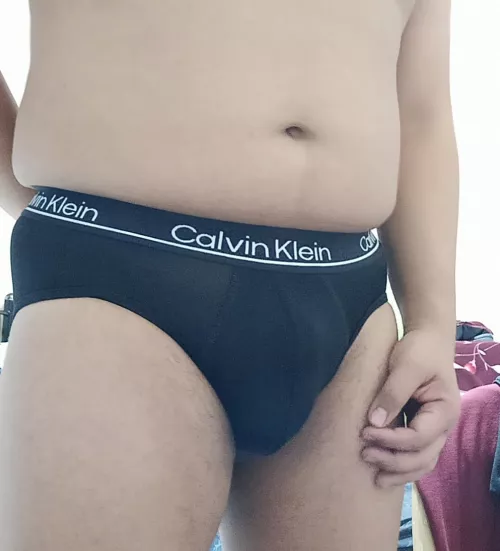 Black Calvin Klein briefs