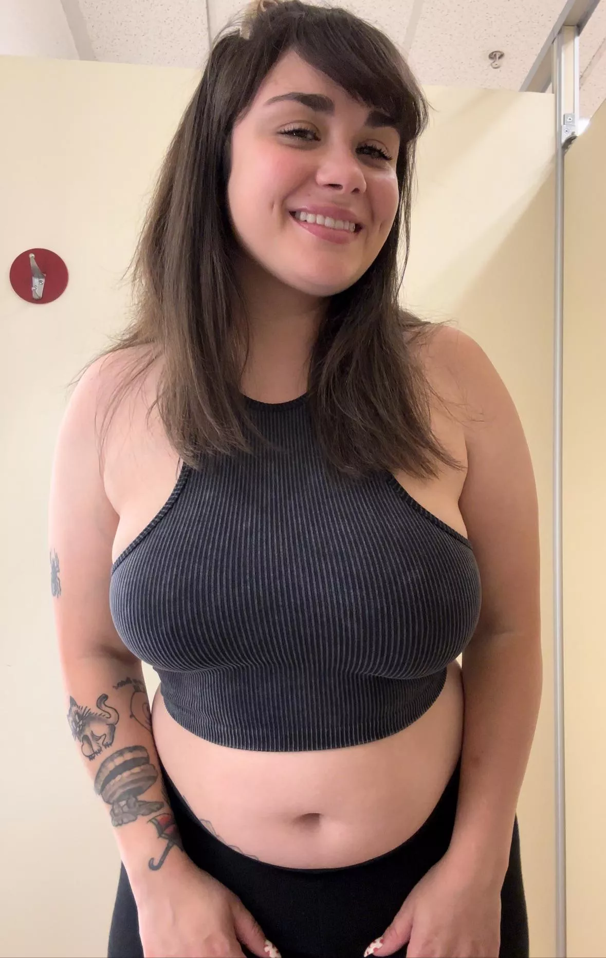 Thinking of wearing this slutty outfit on a date with you…would you complain?