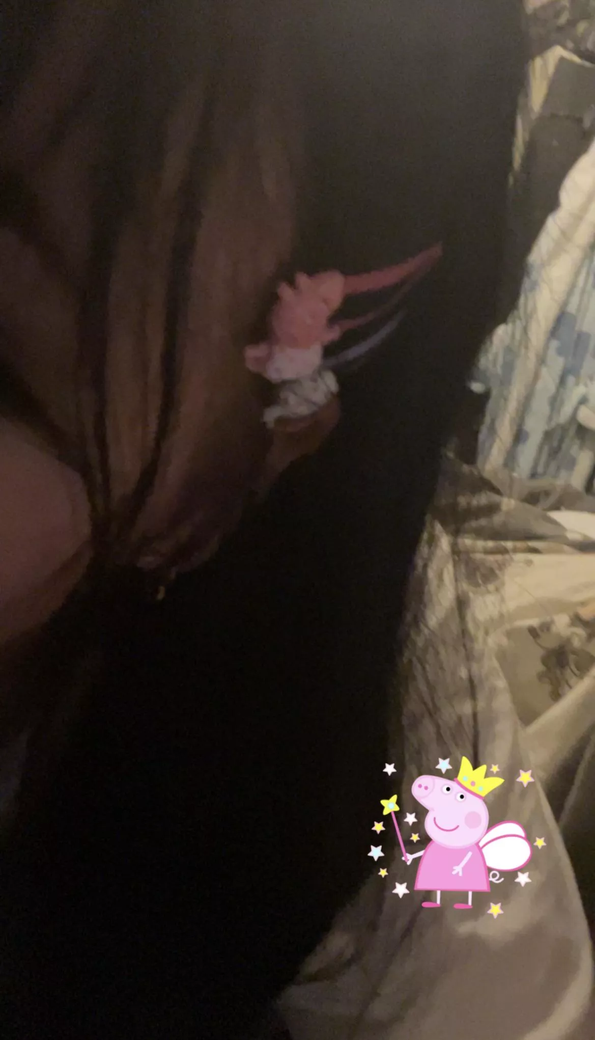 hair clippes bc i LOVE peppa 🎀 peppa pig is my fav cartoon evaaaa!!! what’s urs?