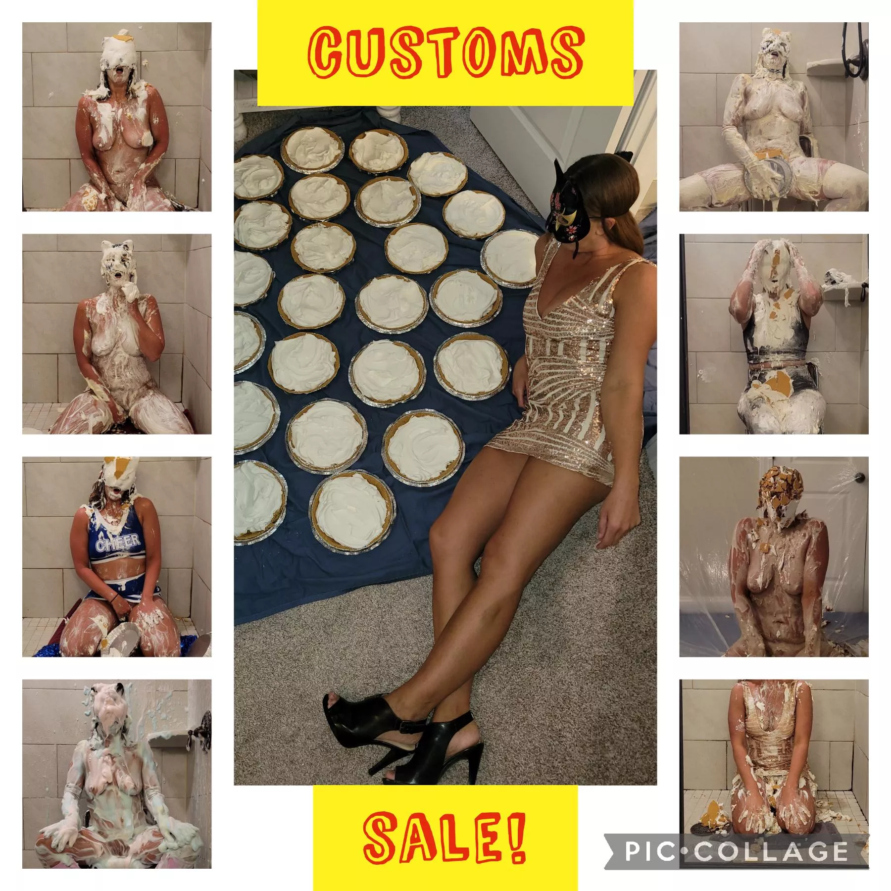 I have four customs planned and I am still offering them at a discount! Cum join and demand how I get messy next! Link in comments! 😜