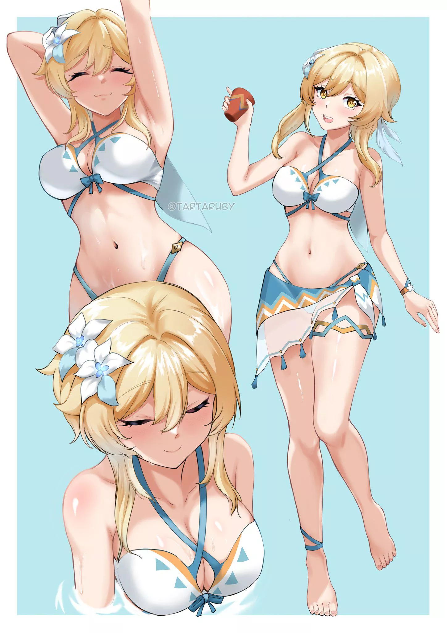 Natlan swimsuit Lumine