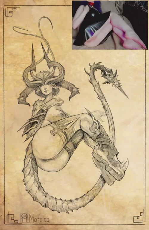 [OC] demoness, from my reference again