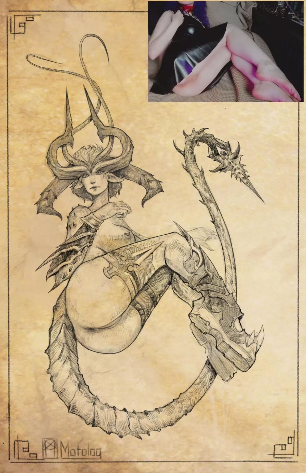 [OC] demoness, from my reference again