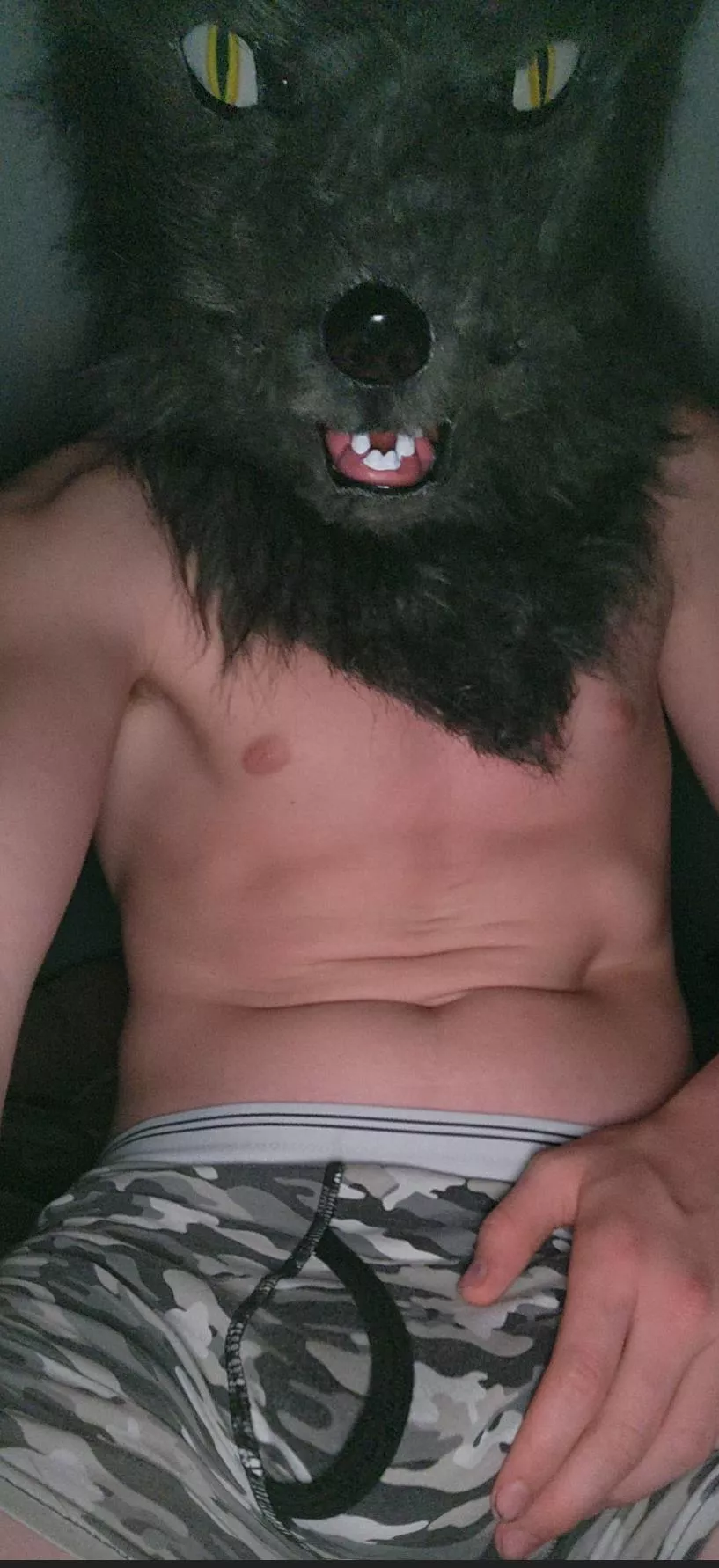 this big sexy dog ​​is very excited tonight 😏👉👌