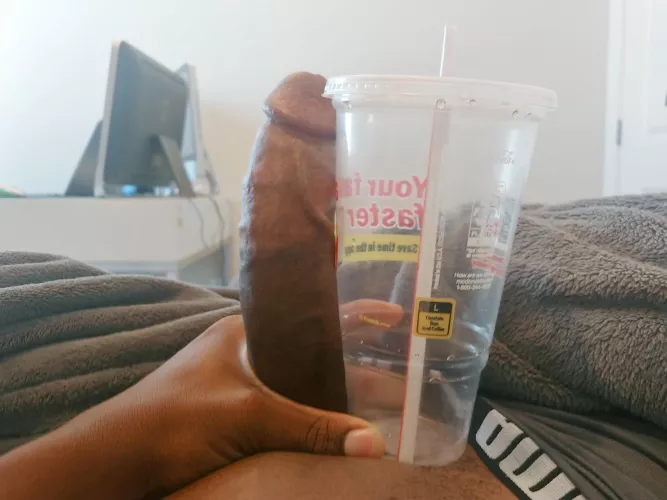 You choosing McDonalds or my cock?