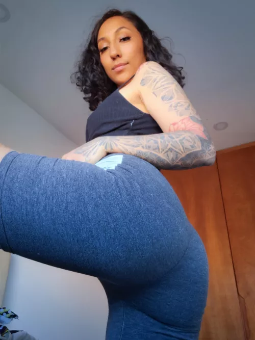 a photo after a long workout 