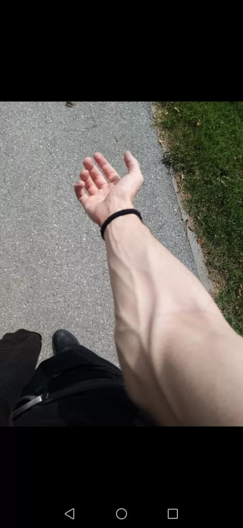 Full of veins