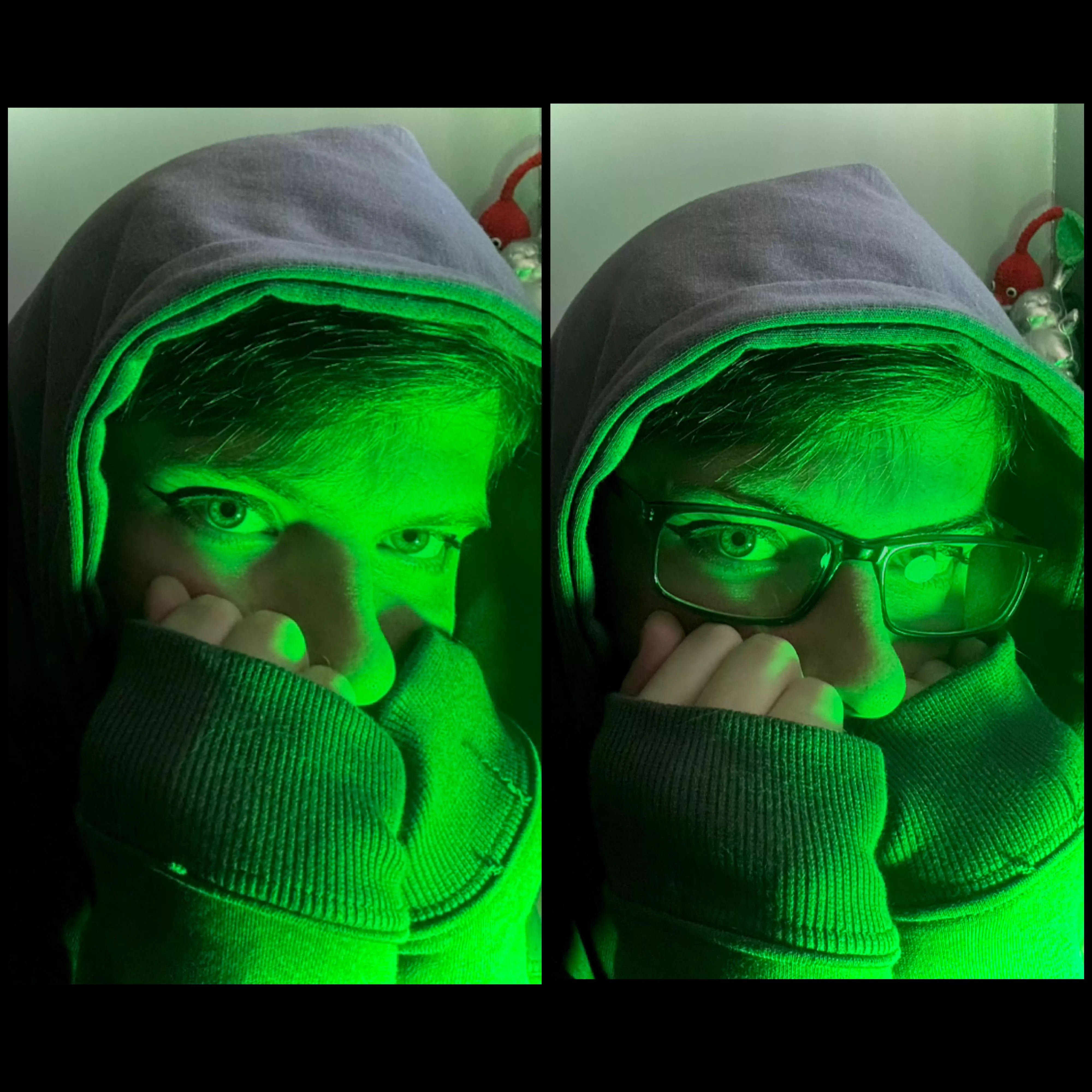 Glasses or no glasses? Can’t decide 