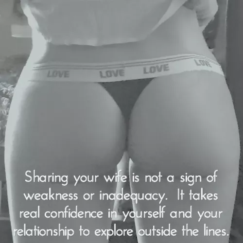 Isn't it just encouraging her to be her best self?