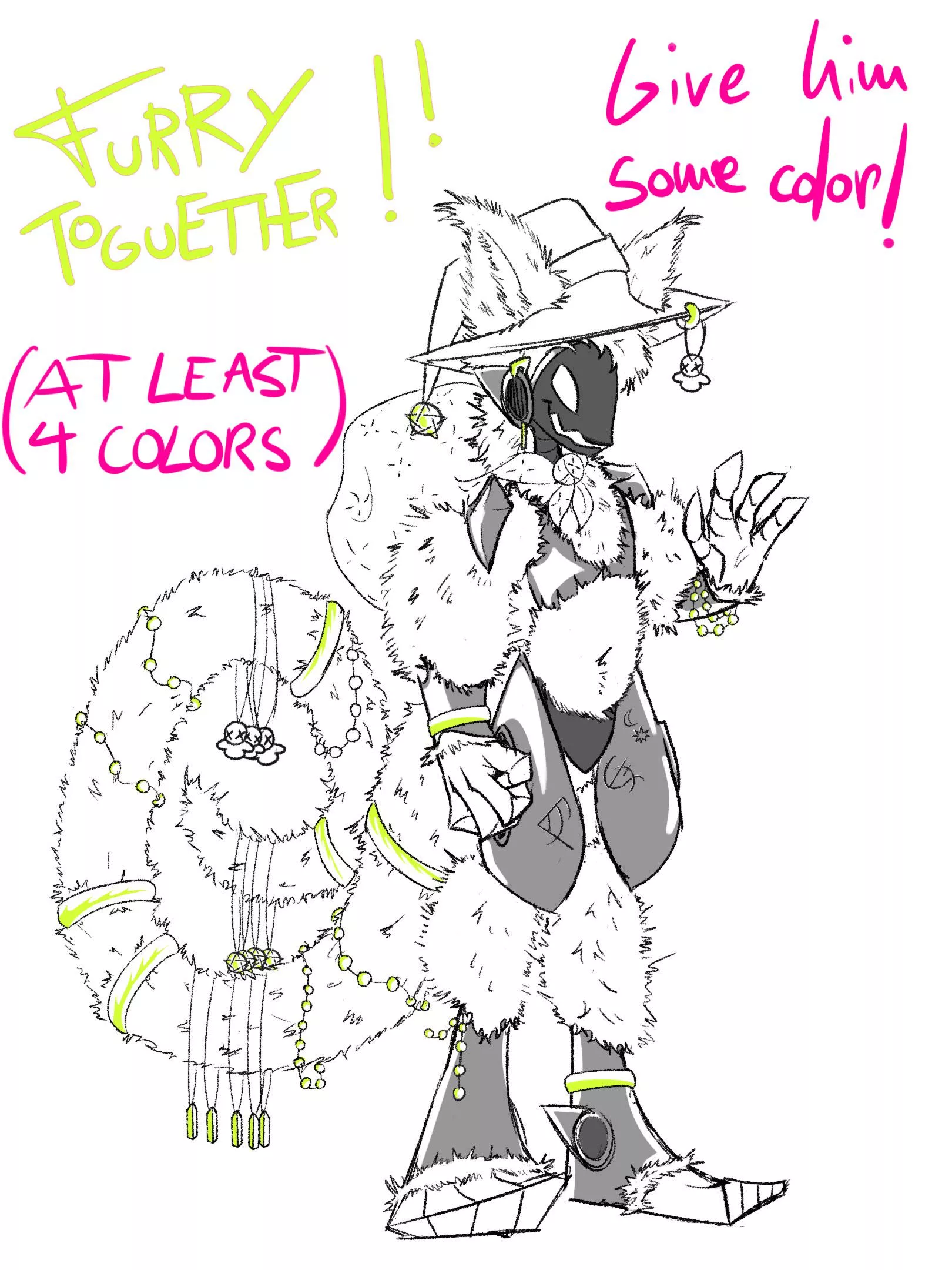 Lets make a furry toguether pt5-Color!!