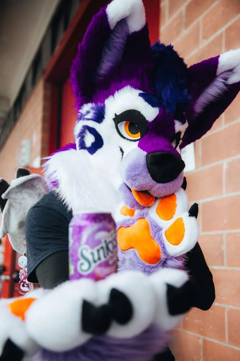 May I offer you a grape soda?