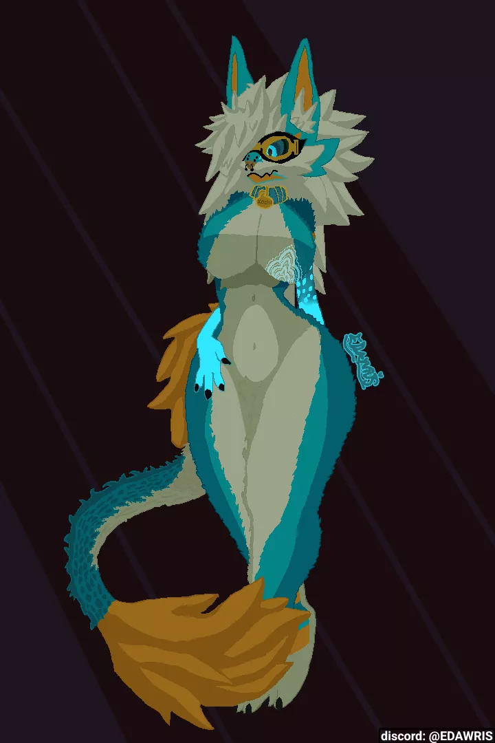 My bf drew my sona :>