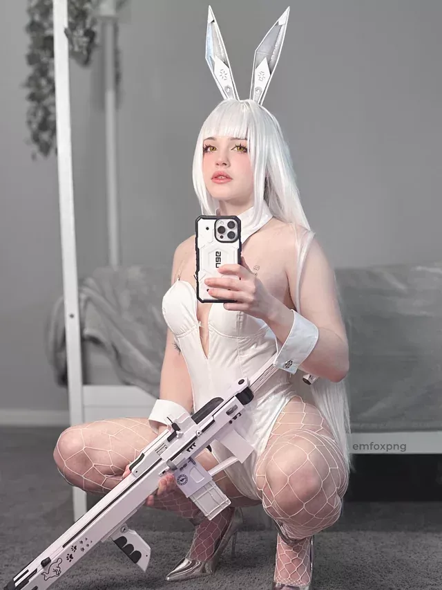 My Bunny Blanc Cosplay from Nikke (Emfoxpng)