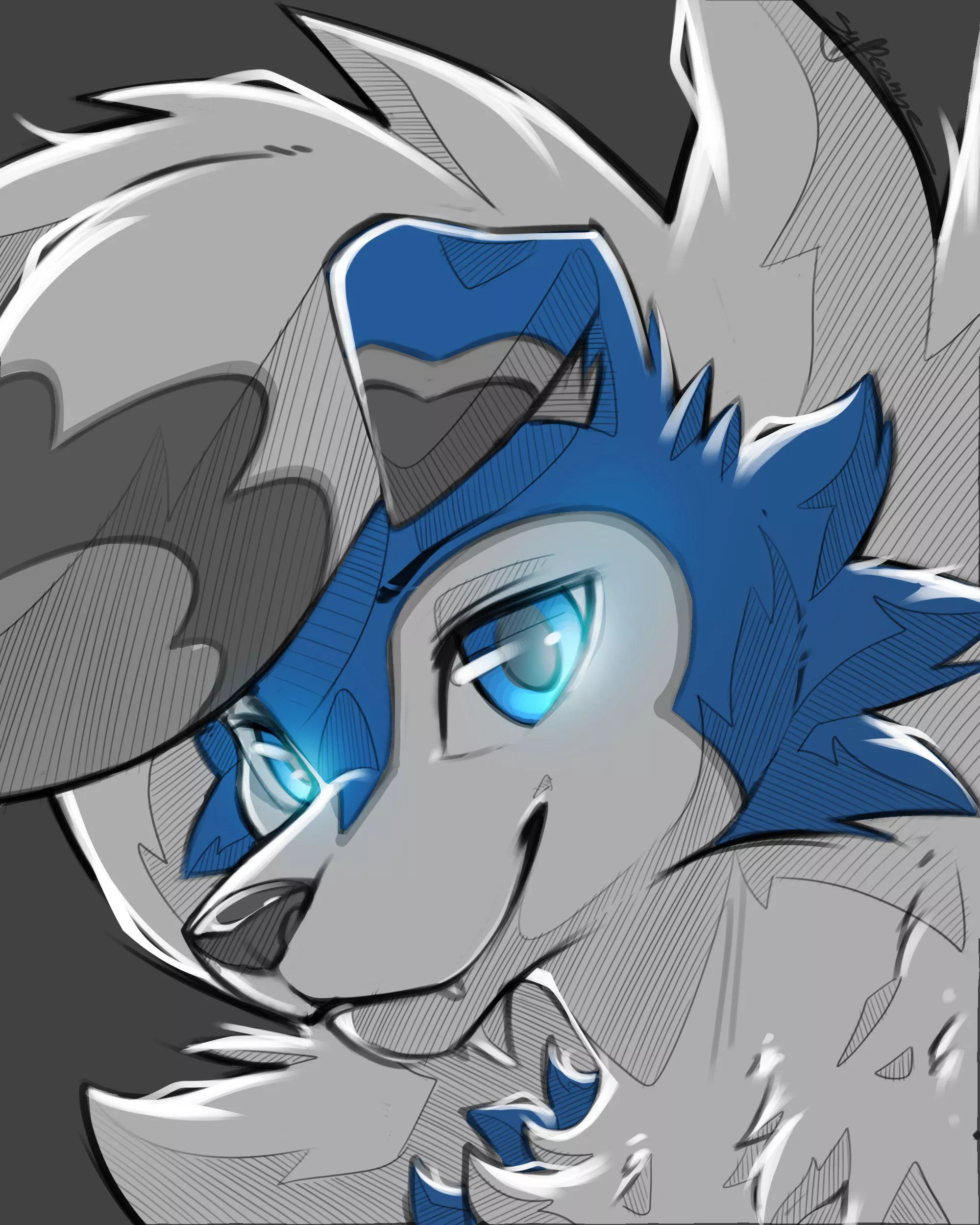 Ocean Blue Lycanroc [Sylfeanne]