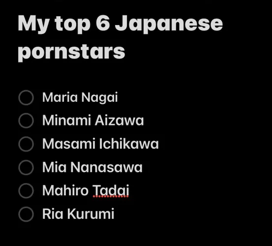  What’s everyone favorite jav star mine are these 