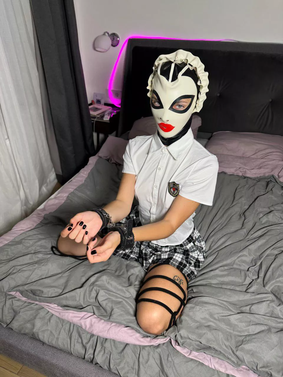 When my hands are restrained, you can do whatever you want